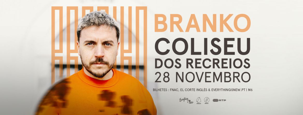 Branko no Coliseu dos Recreios em Lisboa